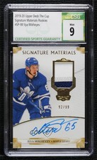 2019 The Cup Signature Materials Rookies 92/99 Ilya Mikheyev CSG 9 Mint Auto 1q2