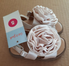 SANDALS GIRLS TODDLER KIDS SIZE 5 CAT JACK FLOWER SHOES FOOTWEAR BRAND NEW