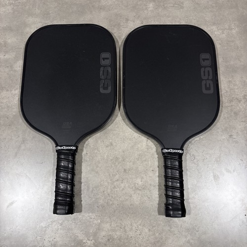 GoSports GS1 USAPA Approved Pickleball Paddles / Set of 2 / New Grips / 13 mm