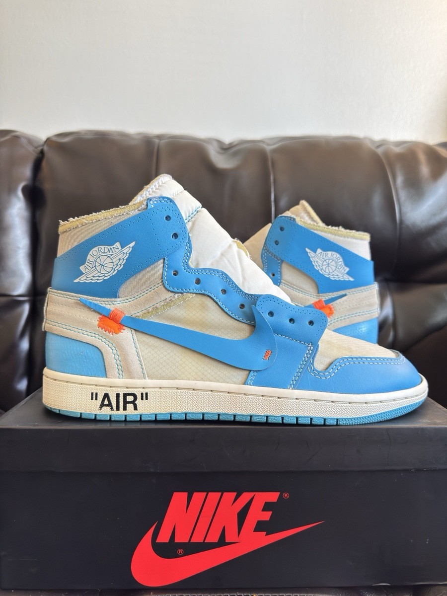 Nike Air Jordan 1 Retro Off-White/Unc Blue Size 9.5 884499157694| eBay