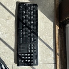 Logitech K270 Wireless Keyboard, USB Unifying Receiver, Black