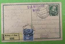 MARBURG - MARIBOR - KRAIN - SLOVENIA - ZENSURIERT - RACCOMANDATA - VG 1915.