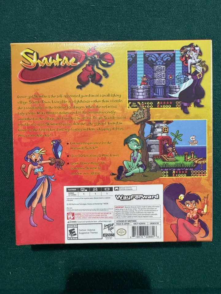 Shantae Limited Run Games #083 (Nintendo Switch) *New/Sealed* - Image 2 of 4