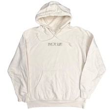 Taylor Swift The Eras Tour Beige Pullover Hoodie Sweatshirt Medium Concert Merch