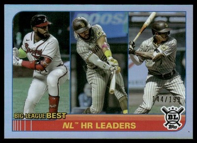 2021 Topps Big League Rainbow Foil 255 Fernando Tatis Jr M Machado M Ozuna /100