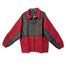 Orange County Choppers Windbreaker Jacket X Large Flames Red Black Embroidered