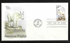 USA SC # 2323 North American Wildlife - Mountain Goat - FDC . Artcraft