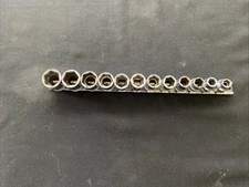 SNAP-ON FSM81-FSM191 8-19mm metric 12 Piece 3/8" drive 6-point socket FREE SHIP