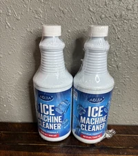 2 Pack Aquia Ice Machine Cleaner And Descaler Natural Liquid Formula 32fl Oz
