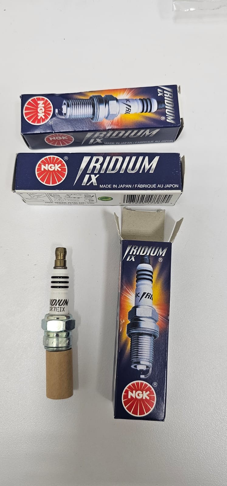 NGK CR7EIX 7385 Iridium IX Spark Plug Lot of 3 Japan Suzuki DRZ400 Yamaha Vespa