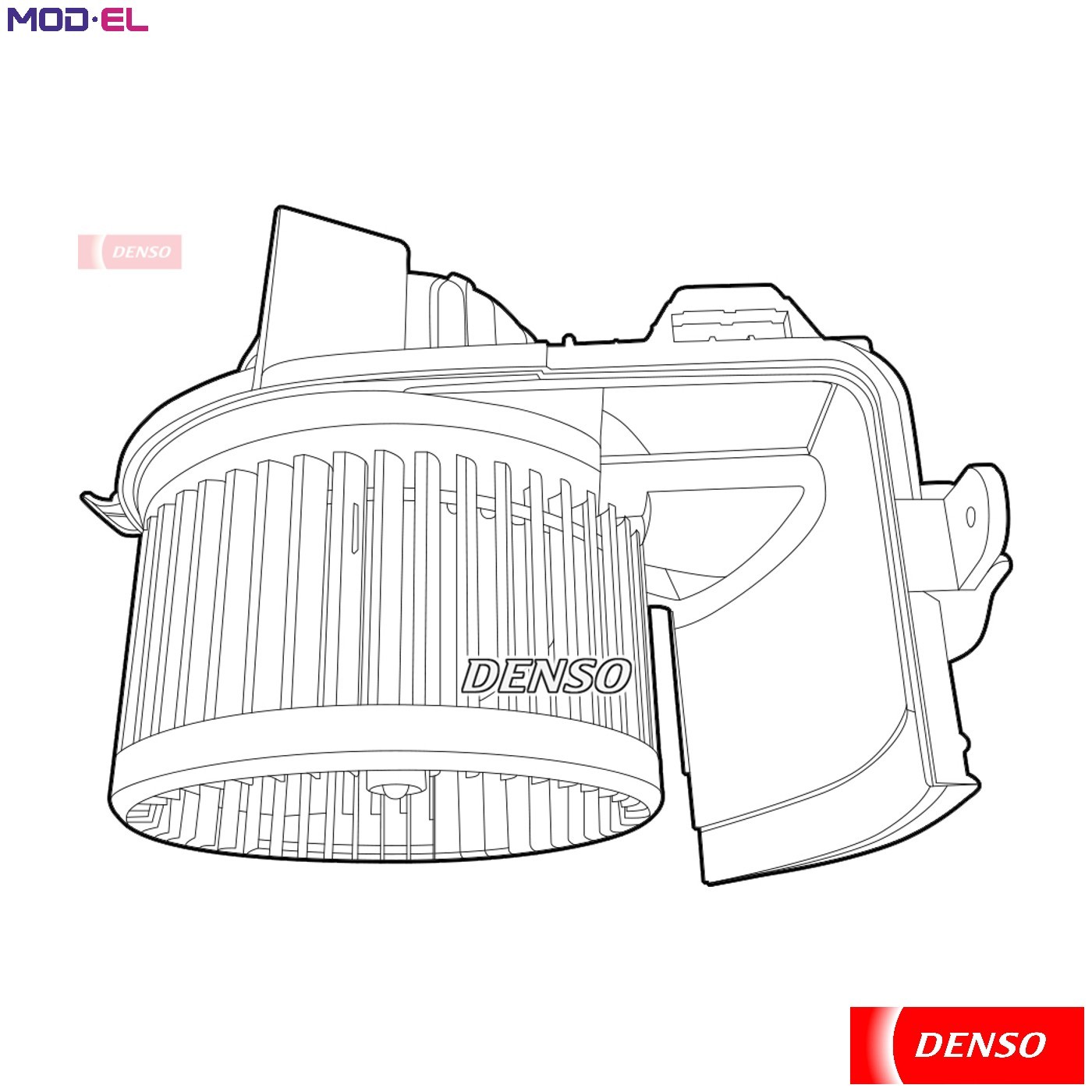 INTERIOR BLOWER DEA23004 FOR RENAULT KANGOO/Rapid/Express K9K718/714 1.5L 4cyl