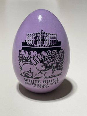 1998 Clinton White House Easter Egg Roll, commemorative purple egg