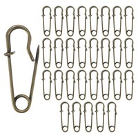 "30X 1,1\" Sicherheitsnadeln Bronze FüR Mode/Diy [1,1\"=28Mm]"