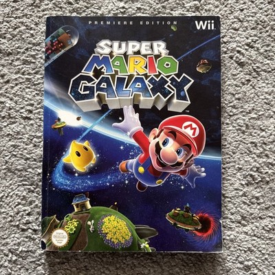Super Mario Galaxy Original Nintendo Lösungsbuch Premiere Edition