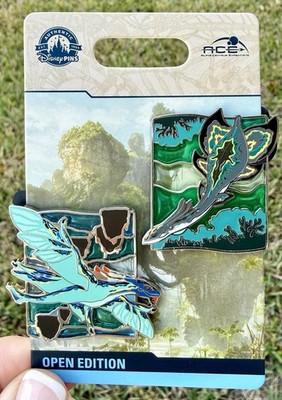 Disney Parks Pandora World Of Avatar 2 Pin Open Edition Banshee & Ilu Set NEW