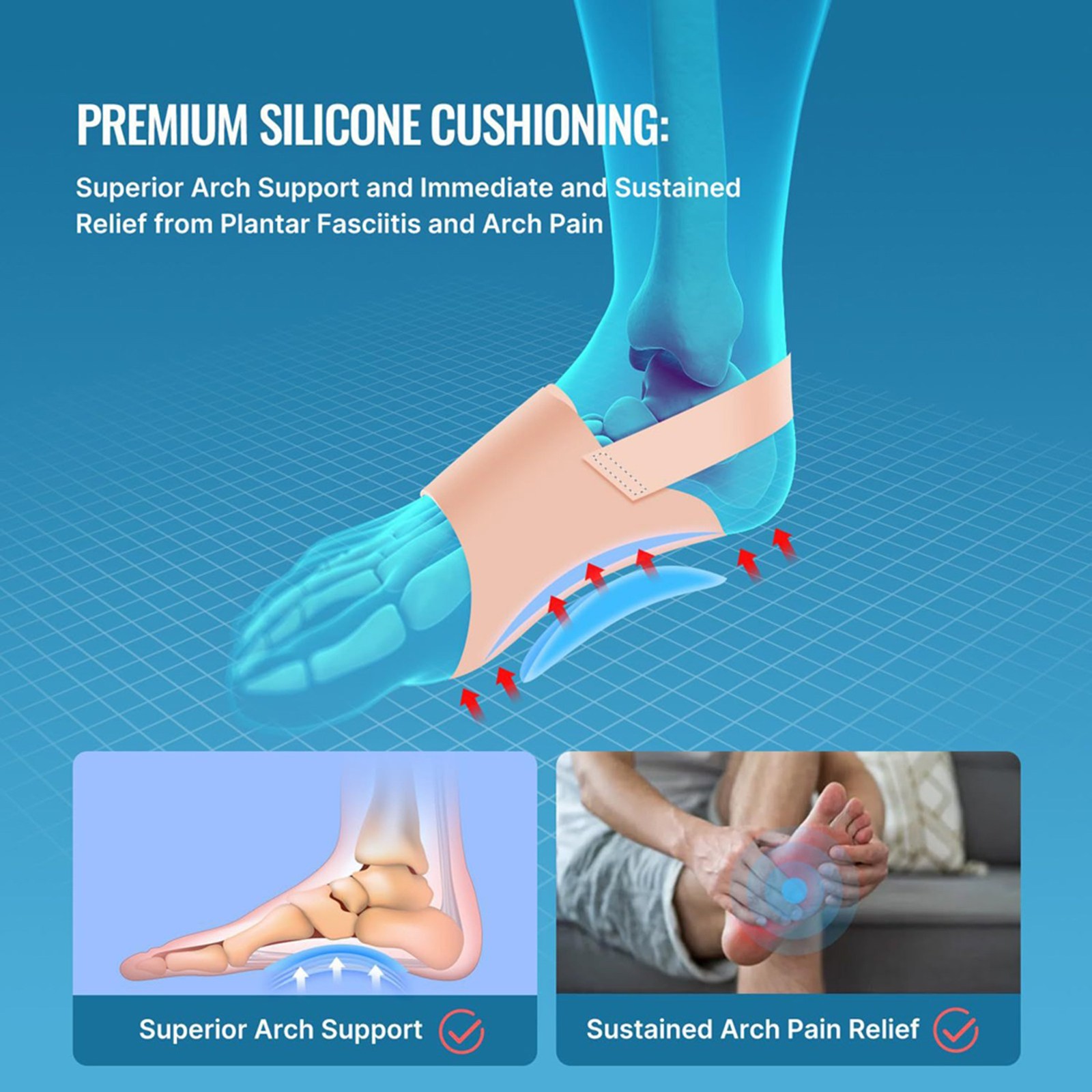 Arch Support Brace For Plantar Fasciitis Relieve Drop Foot Brace Orthotic