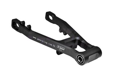 GPM 1/4 PROMOTO-MX Alu hintere Schwinge schwarz (größere Lager) / GPMMX057BK