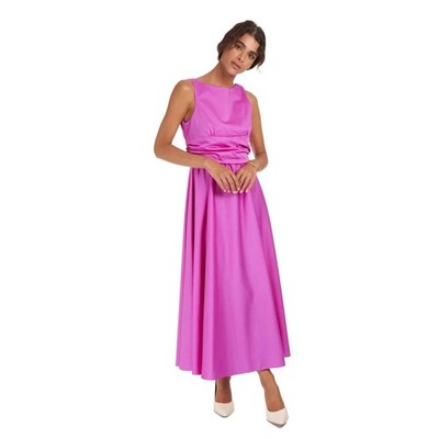 Sofia Zereteli A-Linien Midikleid in Rosa UVP 572£