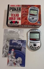 Excalibur World Series of Poker Texas Hold 'Em Handheld Electronic Game Tested