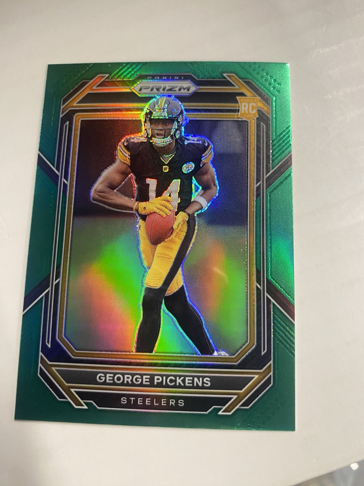 George Pickens Panini Prizm #329 Green