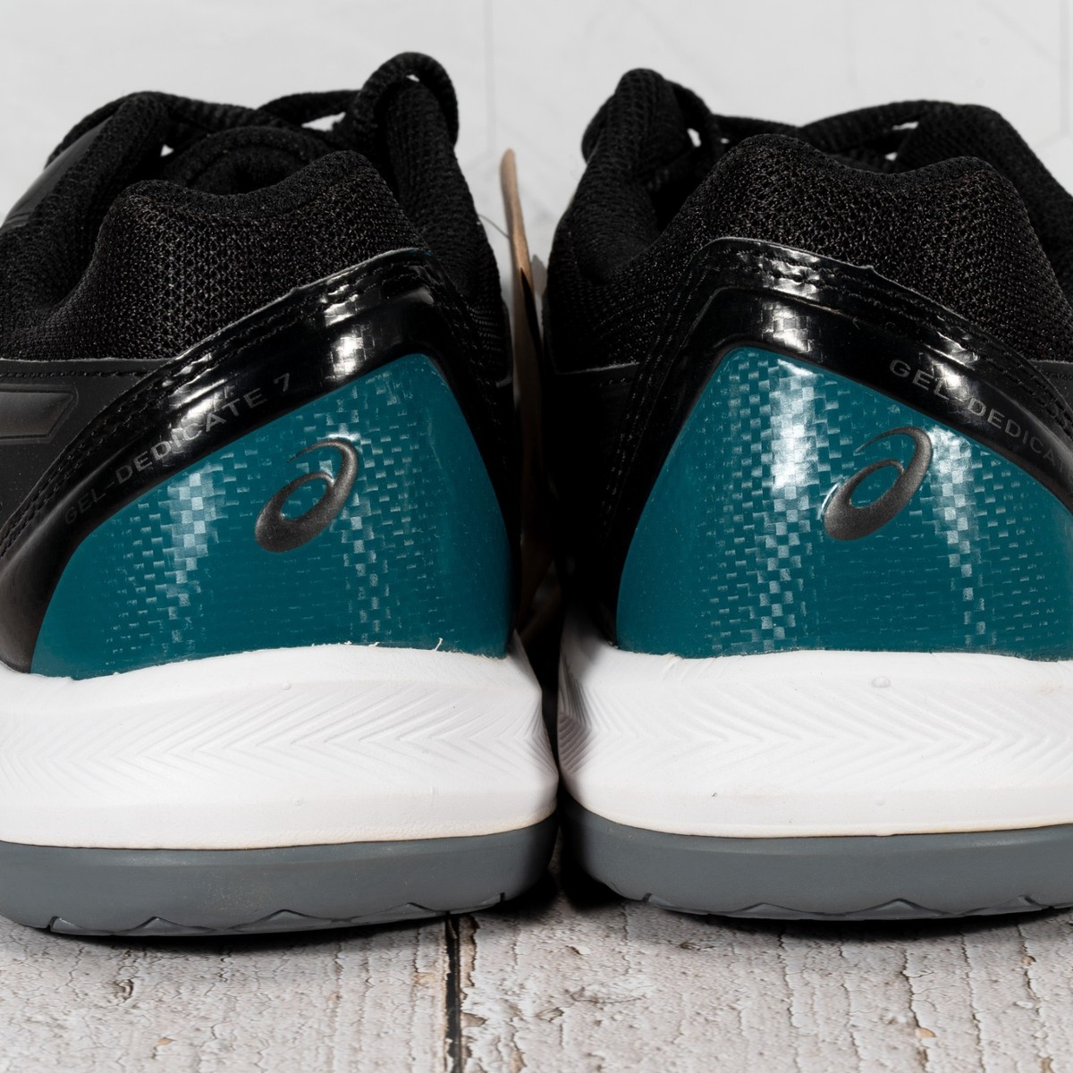 ASICS Gel-Dedicate 7 Black/Gunmetal 7.5 D (M) Asics GEL-Dedicate 7 Black / Gunmetal - Sep 2022  main image 3
