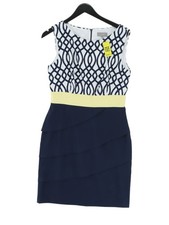 Laura Bodycon Midi Dress UK10 in Multi