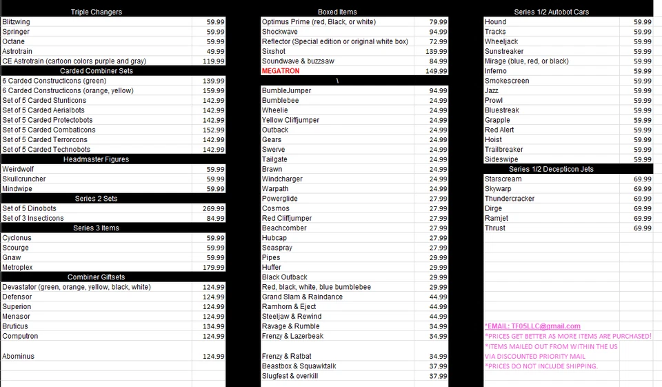 TRANSFORMERS G1 TRACKS US SELLER MISB RARE! AUTOBOT CAR TOY ROBOT - Image 3 of 3