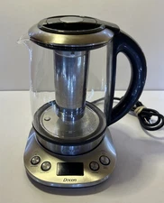 DECEN SMART GLASS TEA KETTLE 1200W LARGE 1.7L CAPACITY VARIABLE TEMPERATURE