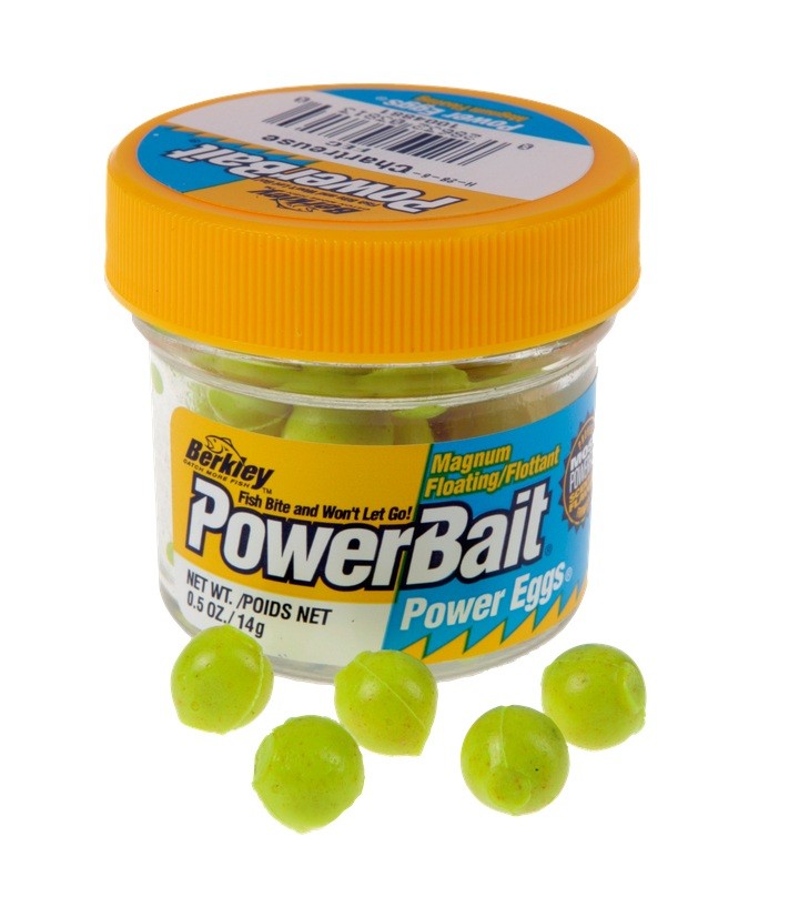 Berkley Powerbait Power Eggs 14g Chartreuse Forellenkder Magnum Floating 2890₽