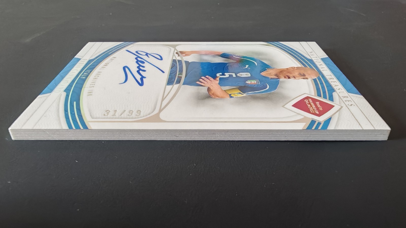 2022 Panini National Treasures Archives Ink Fabio Cannavaro Auto Autograph 31/99 view 6