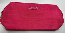 Lancome Paris Cosmetic Makeup Zipper Pouch Bag- Hot Pink - NEW