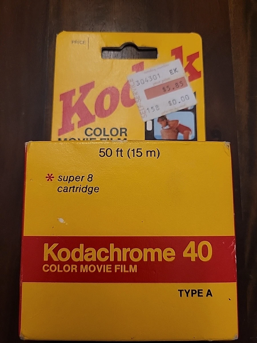 Vintage Kodak Color Movie Film Super 8 Kodachrome 40 Type A 15m / 50ft KMA 464
