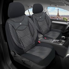 Schonbezüge Sitzbezüge für VW Up Bj ab 2011 in Schwarz/Grau Muster 115