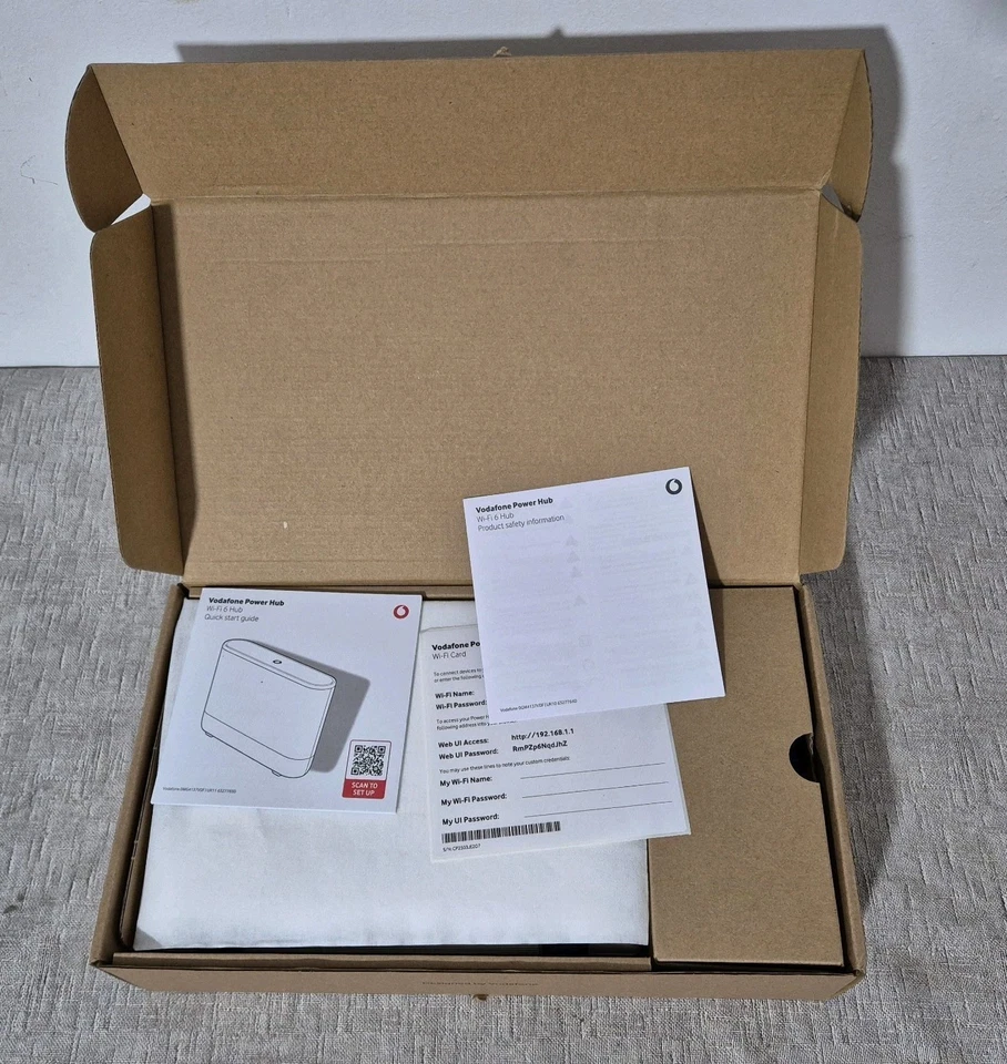 Vodafone DGM4137VDF Power Hub WiFi 6 Router Super WiFi 6 Booster Compatible - Image 2 of 4