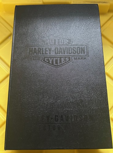 Lot of 96 WIDE PRINT Harley Davidson Poker Chips with Leatherette Display Book
