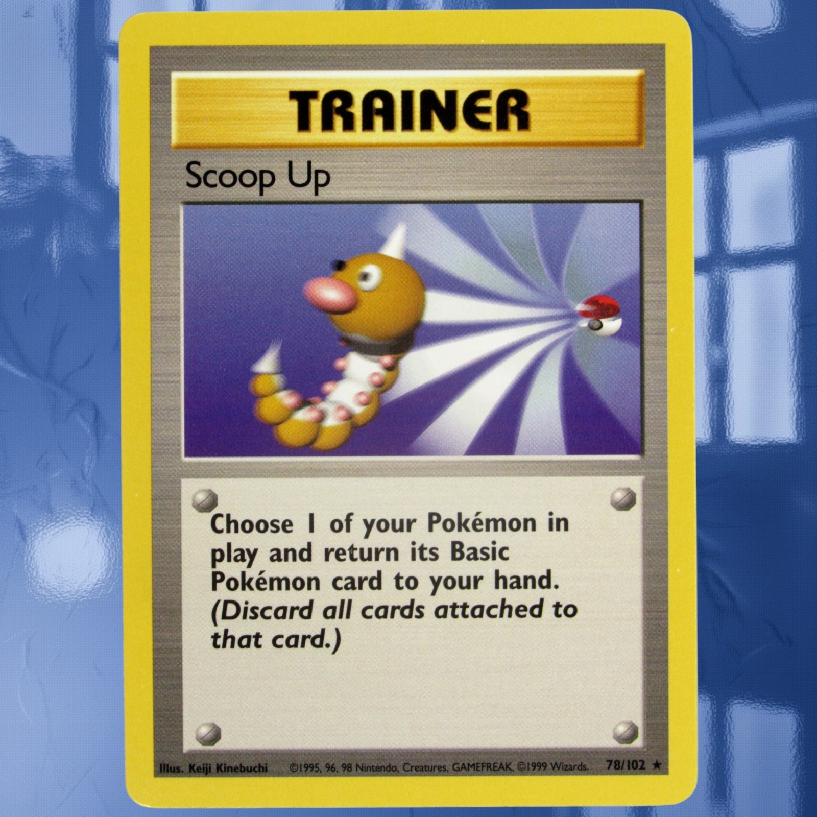 Pokemon Scoop Up #78/102 Rare 1999 Base Set Trainer Card ☆Near-Mint☆ #¹
