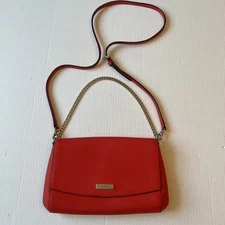 Kate Spade New York Crossbody Red Wallet Clutch Bag Shoulder VERY GOOD