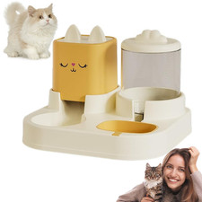 Cat Food Dispenser 2 in 1 Water and Food Integrated Fully Automatic Cat feeder
