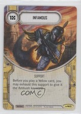 2016 Fantasy Flight Games Star Wars: Destiny Awakenings Infamous #163
