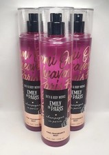 BATH AND BODY WORKS CHAMPAGNE IN PARIS BODY MIST 8 FL OZ 3 PIECES 