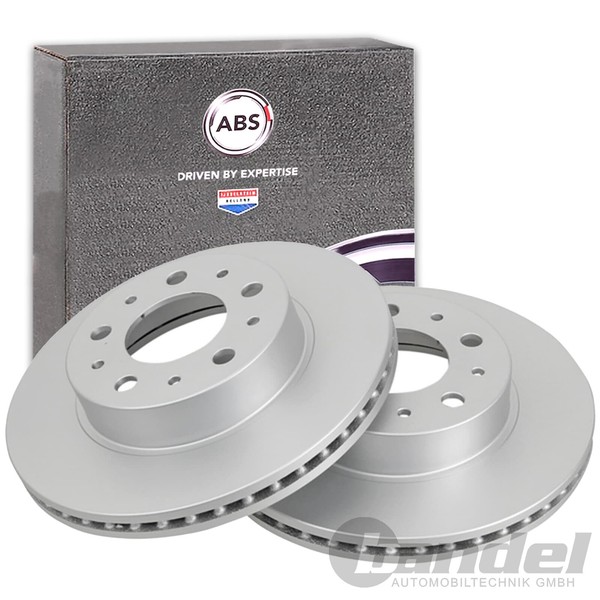 2X A.B.S. Bremsscheiben 262Mm Vorne Passend FüR Volvo 740 760-image