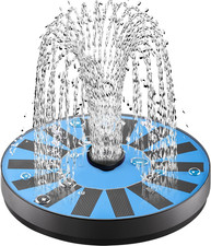 Fontana Solare Con Pannello in Vetro 100% Aggiornato,2024 Nuovo Pompa per Fontan