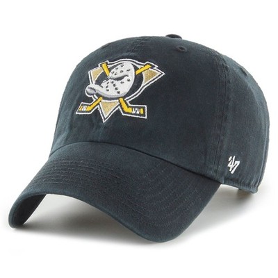 47 Brand Adjustable Cap - CLEAN UP Anaheim Ducks schwarz
