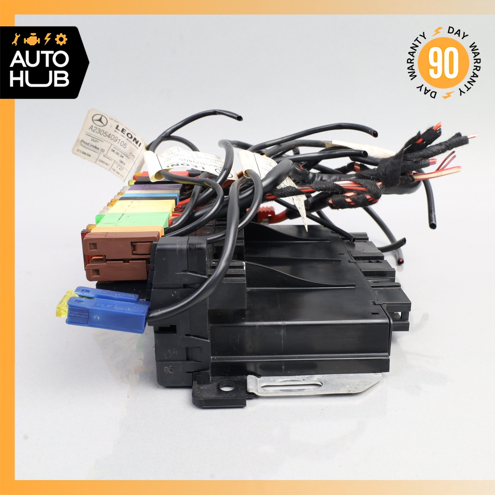 03-12 Mercedes R230 SL500 SL55 AMG SL550 Rear SAM Fuse Box Relay Module OEM