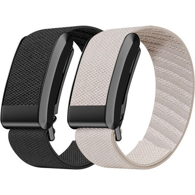 2 Pack Elastic Nylon Sport Band Compatible with Whoop 4.0 Band and Whoop 3.0