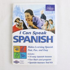 I Can Speak Spanish Transparent Language Learning CD Windows PC Mac W2302