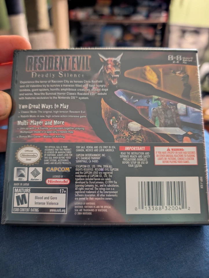 Resident Evil: Deadly Silence (Nintendo DS, 2006) New sealed - Image 2 of 3