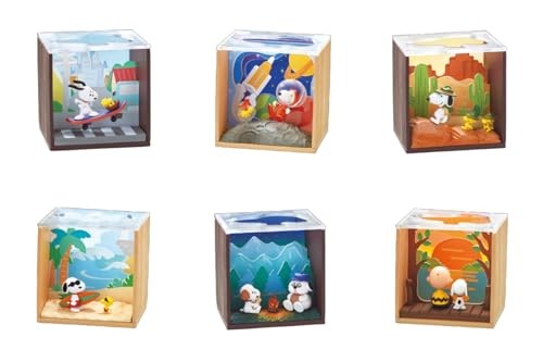 Figurine - SNOOPY - SCENERY BOX - Set (6 pcs