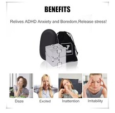 Fidget Cube New Version Fidget Finger Toys - Metal Infinity Cube