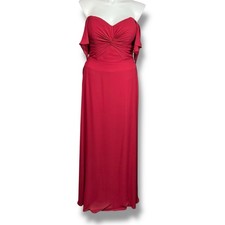 Morilee Madeline Gardner Formal Maxi Dress Sweetheart Flutter Sleeve Bridesmaid
